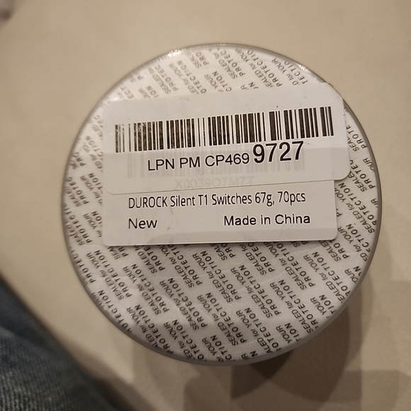 Durock Shrimp Silent T1 Tactile Switches - Picture 3 of 7